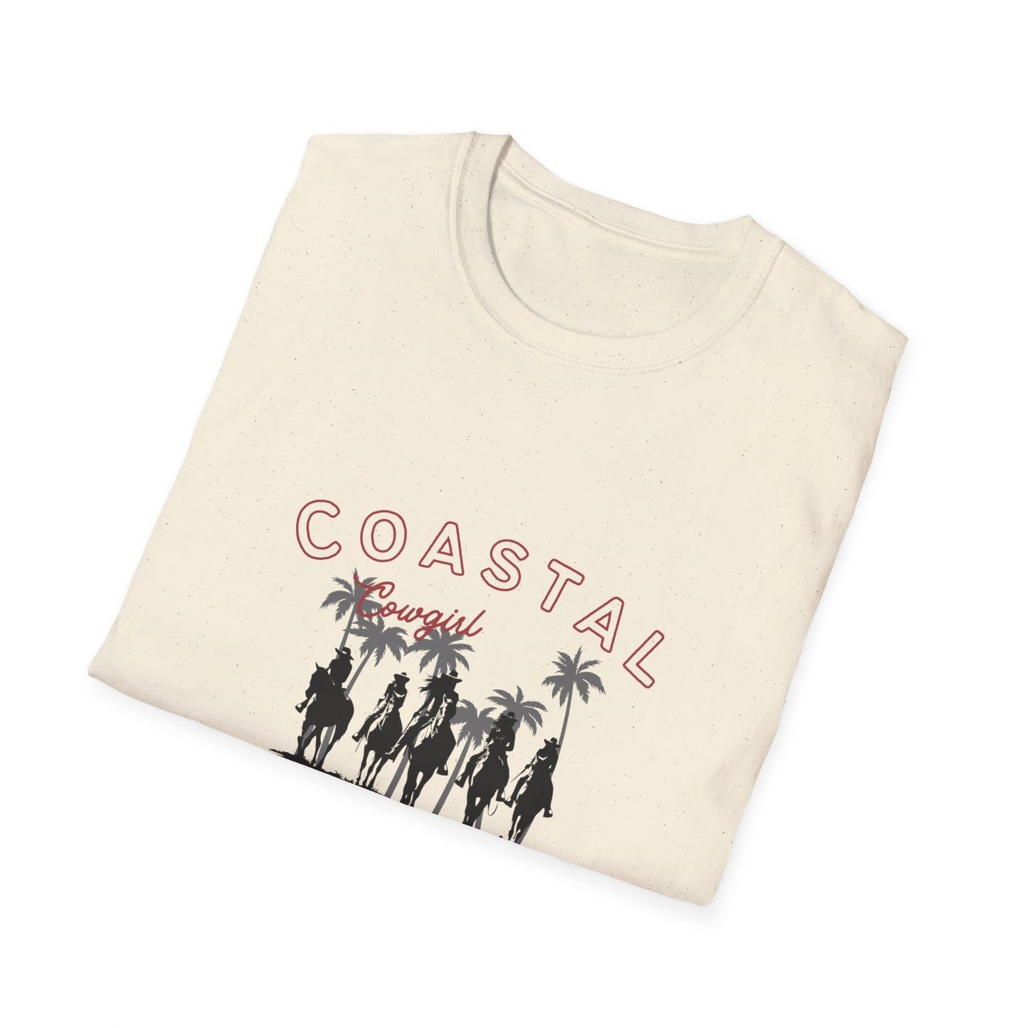 Coastal Cowgirl Softstyle T-Shirt, Women's Cowgirl, Western, Southern, Summer Shirt