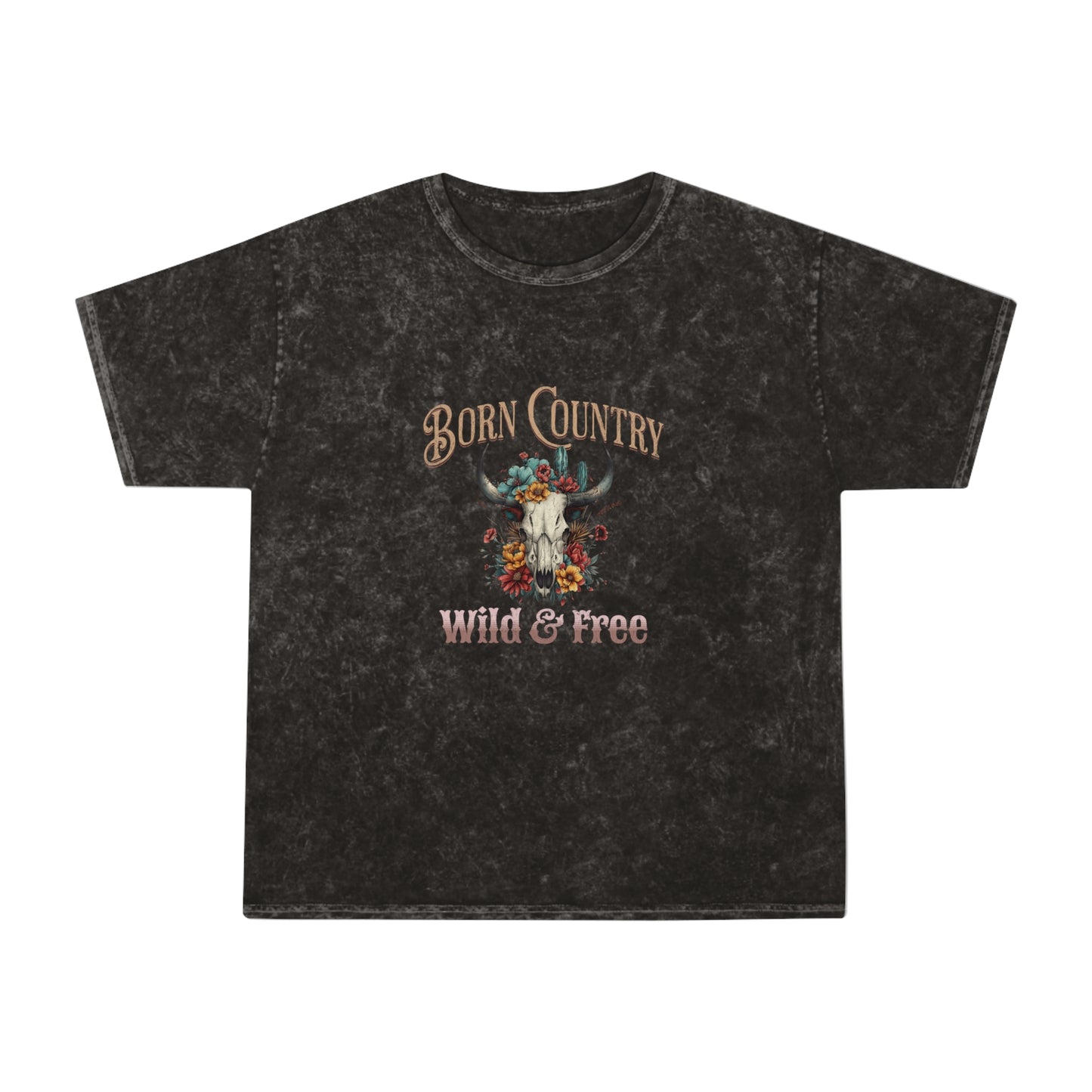 Born Country Unisex Mineral Wash T-Shirt