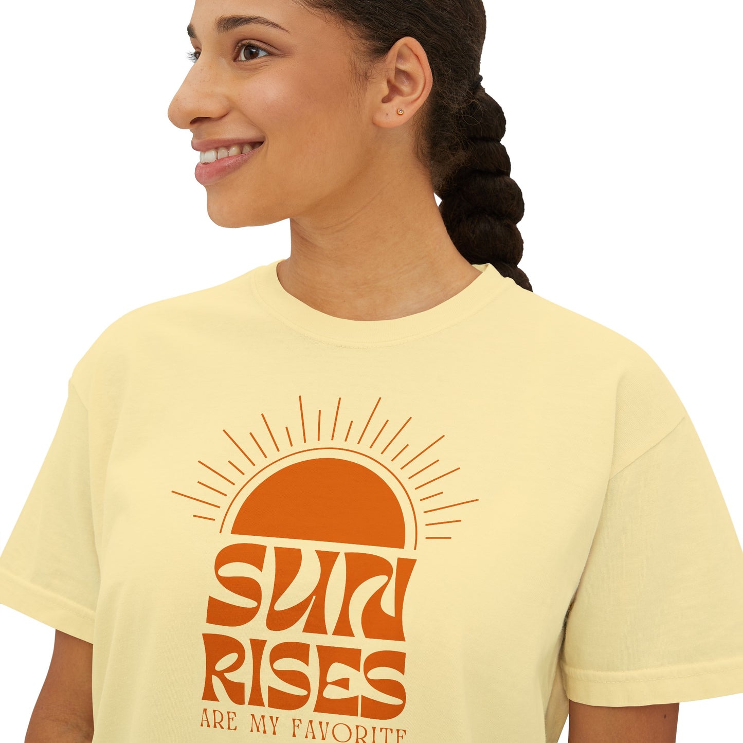 Women's Sunrise Boxy Tee-Shirt
