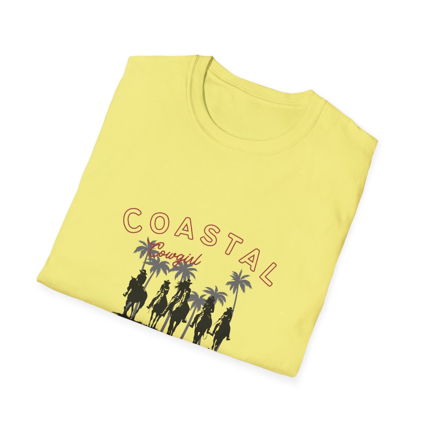 Coastal Cowgirl Softstyle T-Shirt, Women's Cowgirl, Western, Southern, Summer Shirt