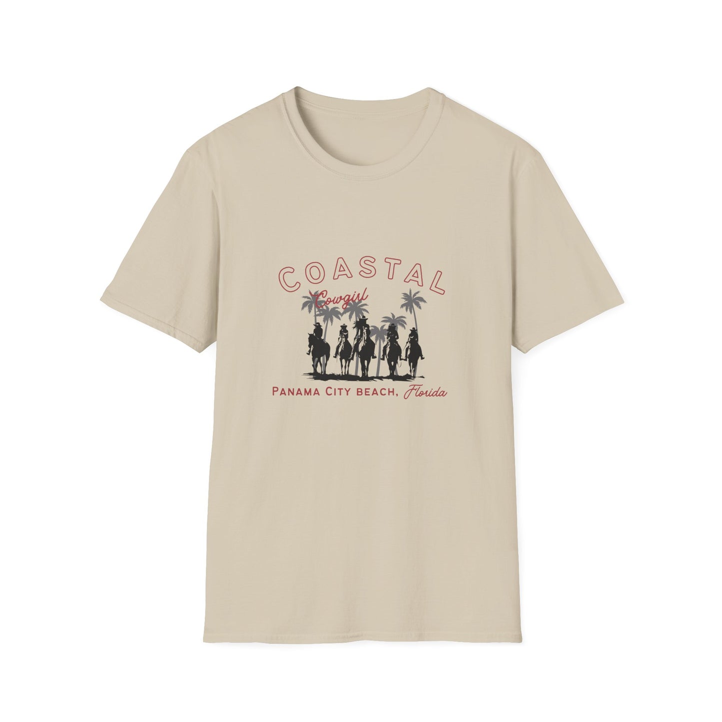 Coastal Cowgirl Softstyle T-Shirt, Women's Cowgirl, Western, Southern, Summer Shirt