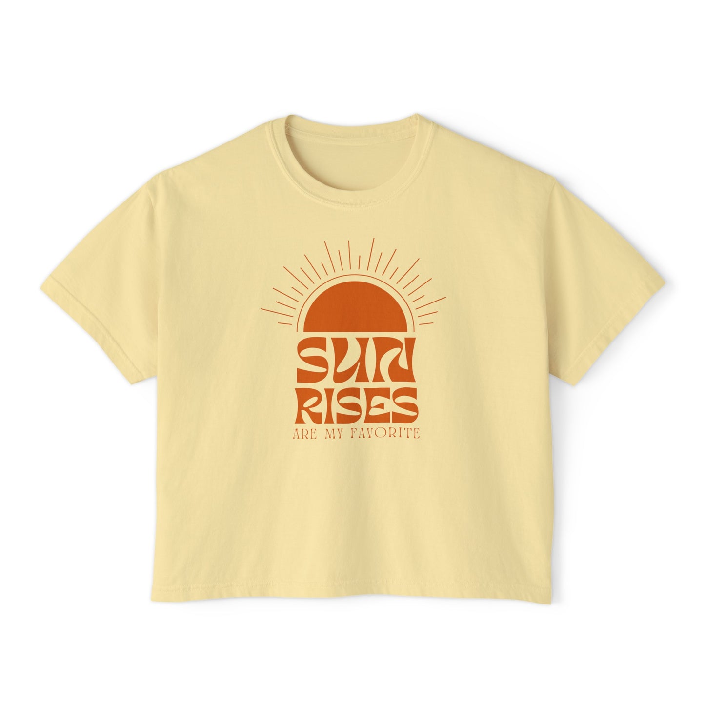Women's Sunrise Boxy Tee-Shirt