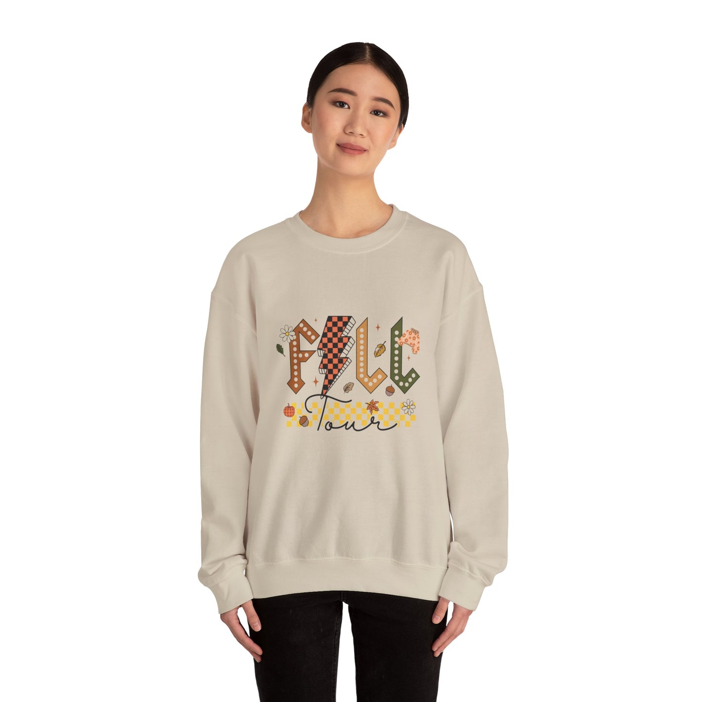 Fall Tour Retro Crewneck Sweatshirt - Unisex Heavy Blend™