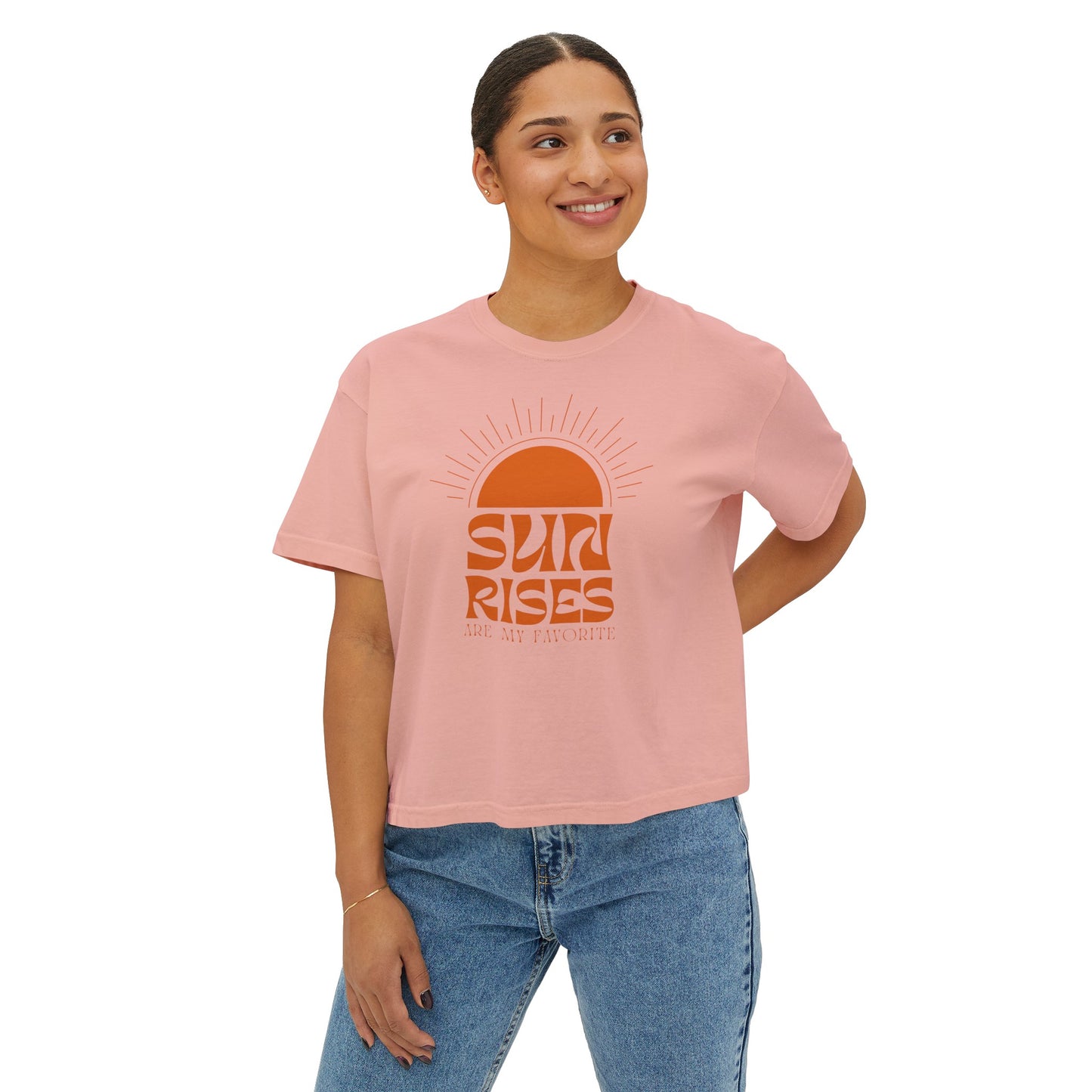 Women's Sunrise Boxy Tee-Shirt