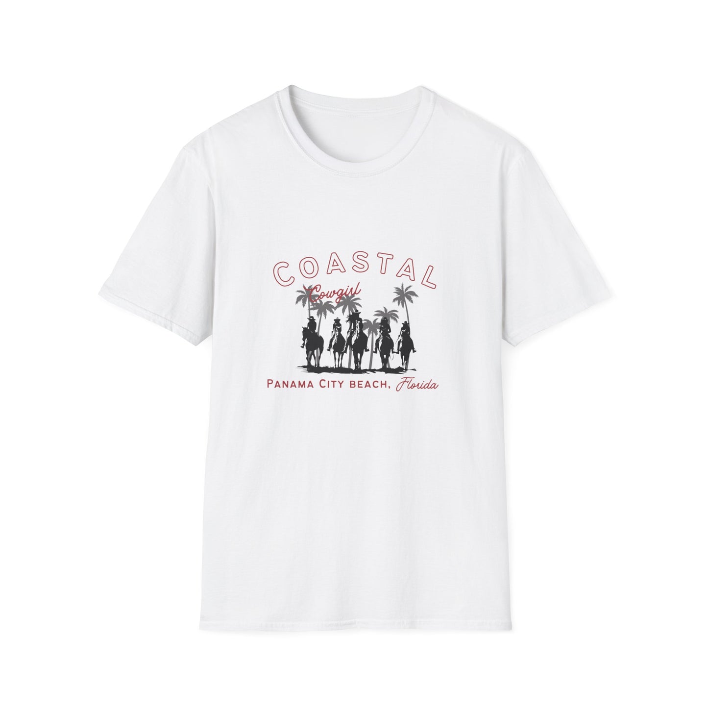 Coastal Cowgirl Softstyle T-Shirt, Women's Cowgirl, Western, Southern, Summer Shirt