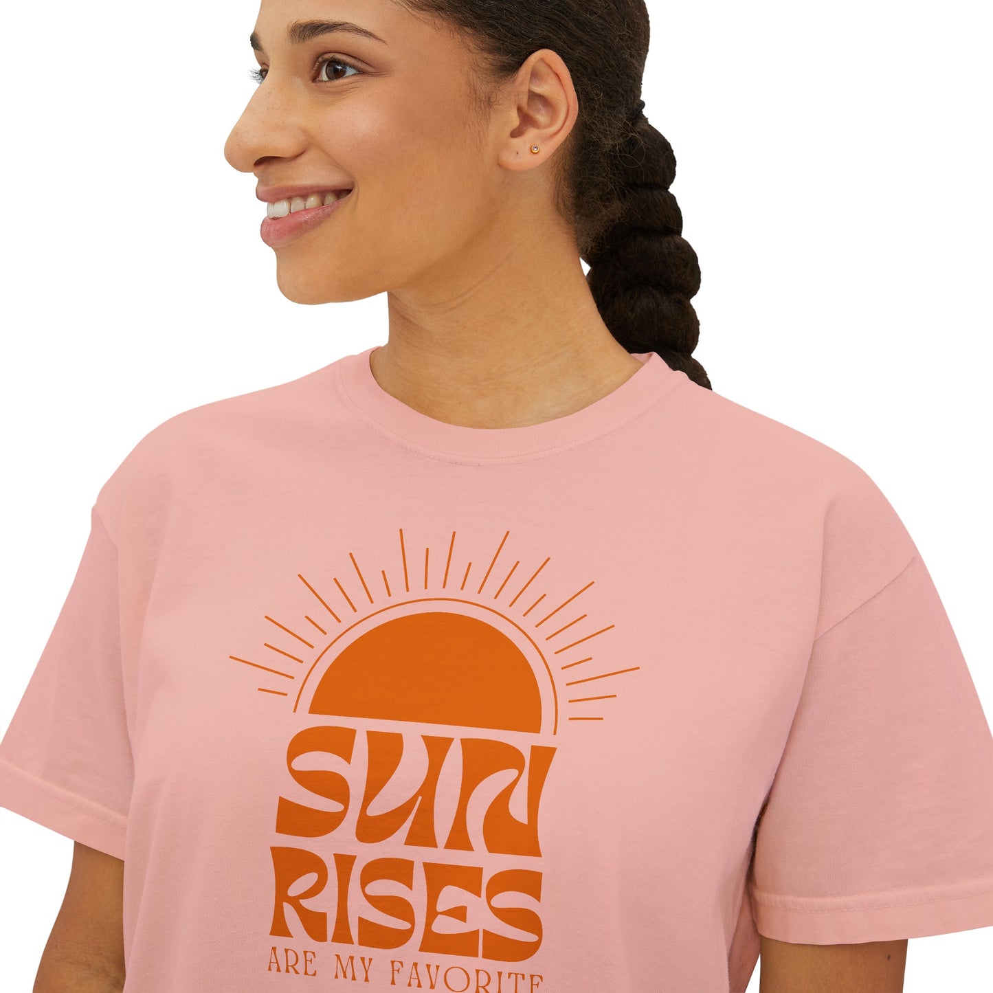 Women's Sunrise Boxy Tee-Shirt