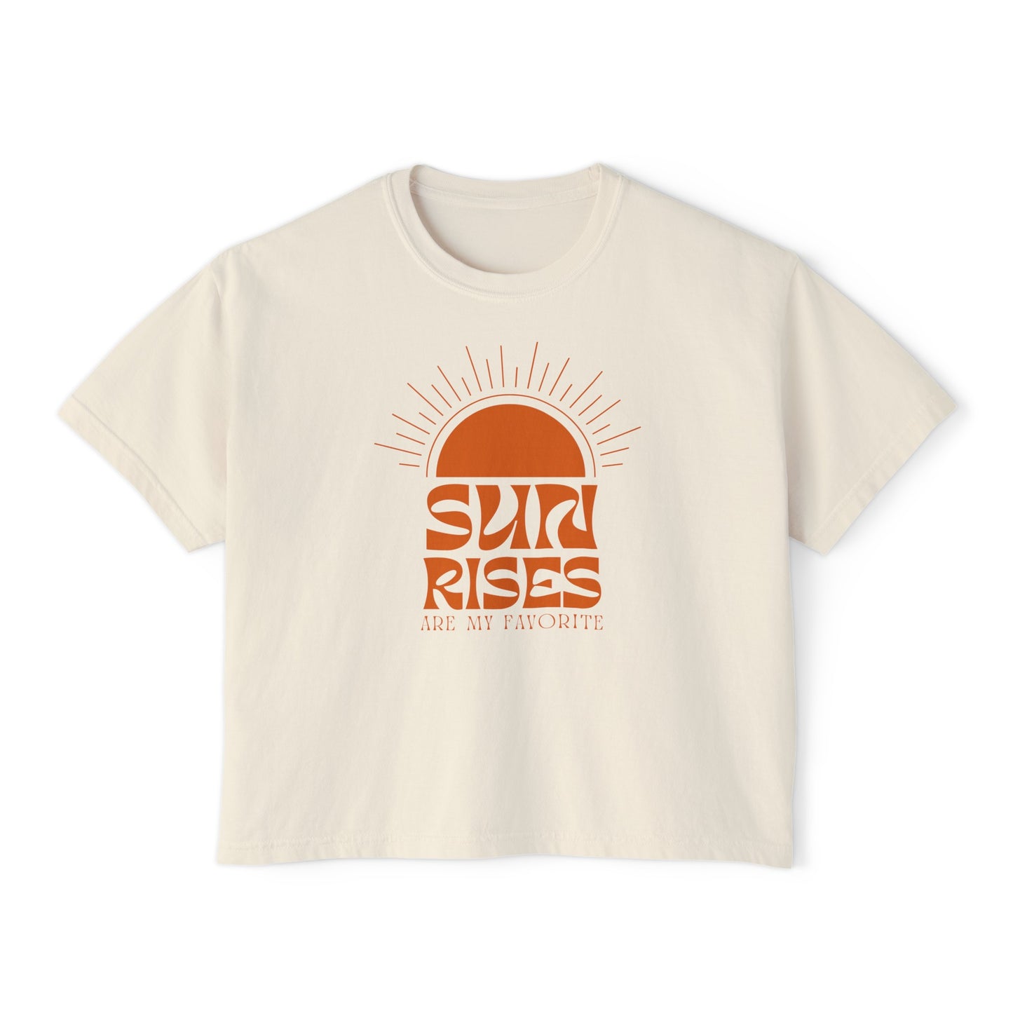 Women's Sunrise Boxy Tee-Shirt