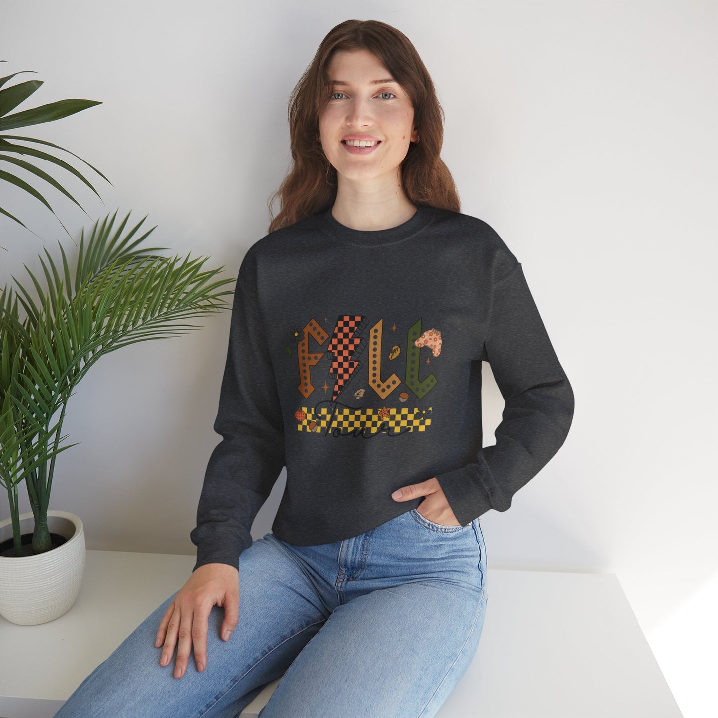 Fall Tour Retro Crewneck Sweatshirt - Unisex Heavy Blend™