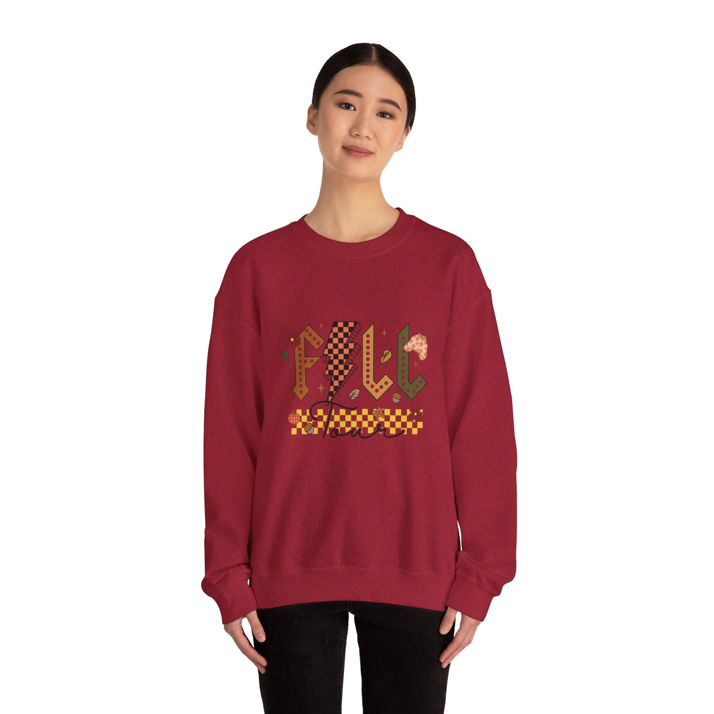 Fall Tour Retro Crewneck Sweatshirt - Unisex Heavy Blend™