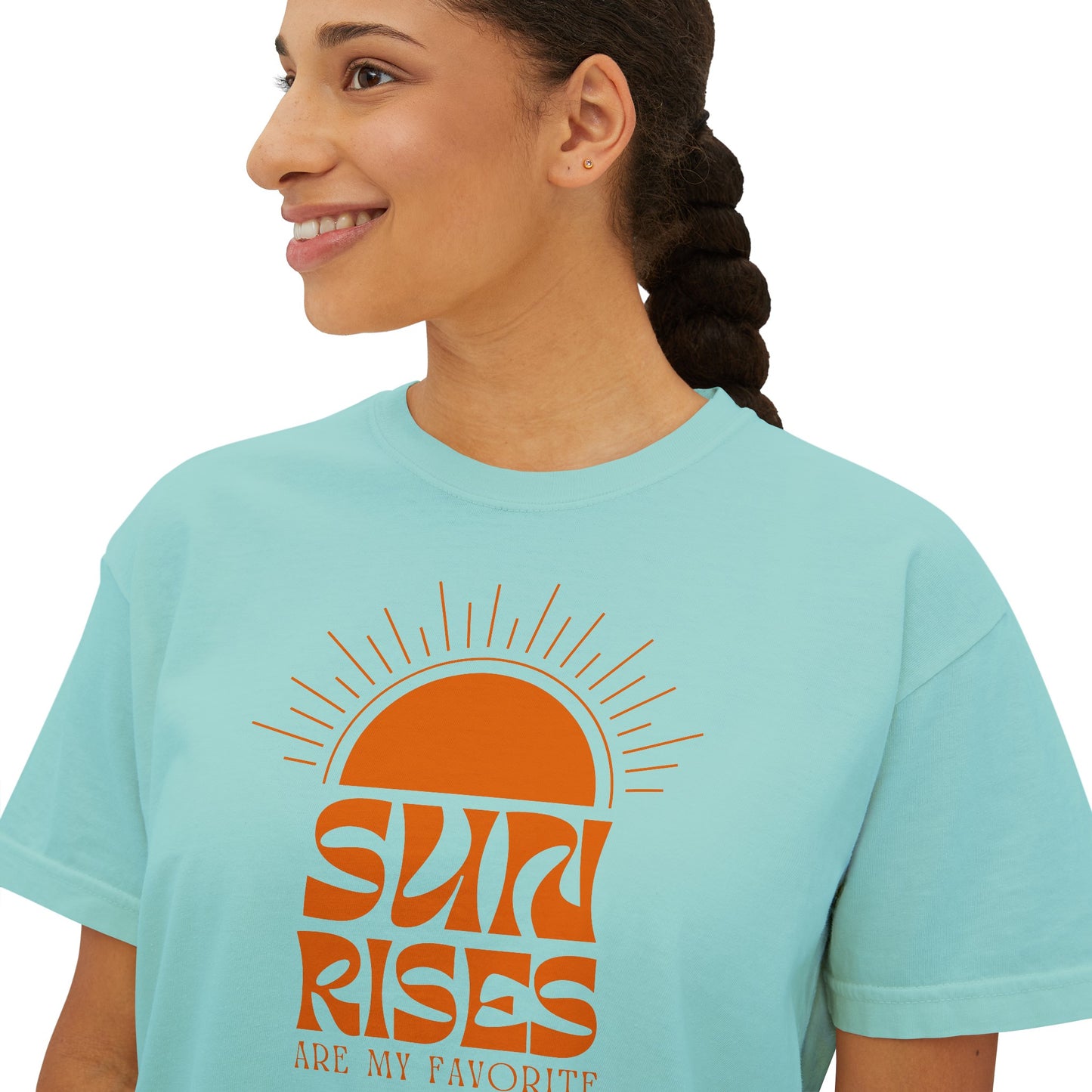 Women's Sunrise Boxy Tee-Shirt