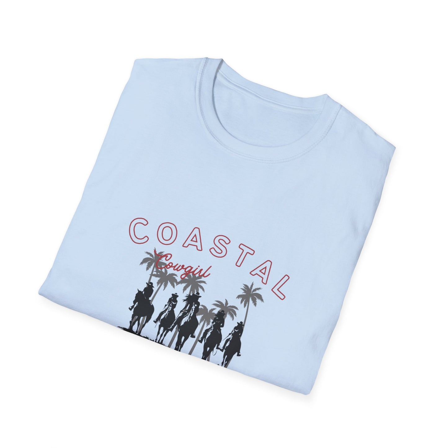 Coastal Cowgirl Softstyle T-Shirt, Women's Cowgirl, Western, Southern, Summer Shirt