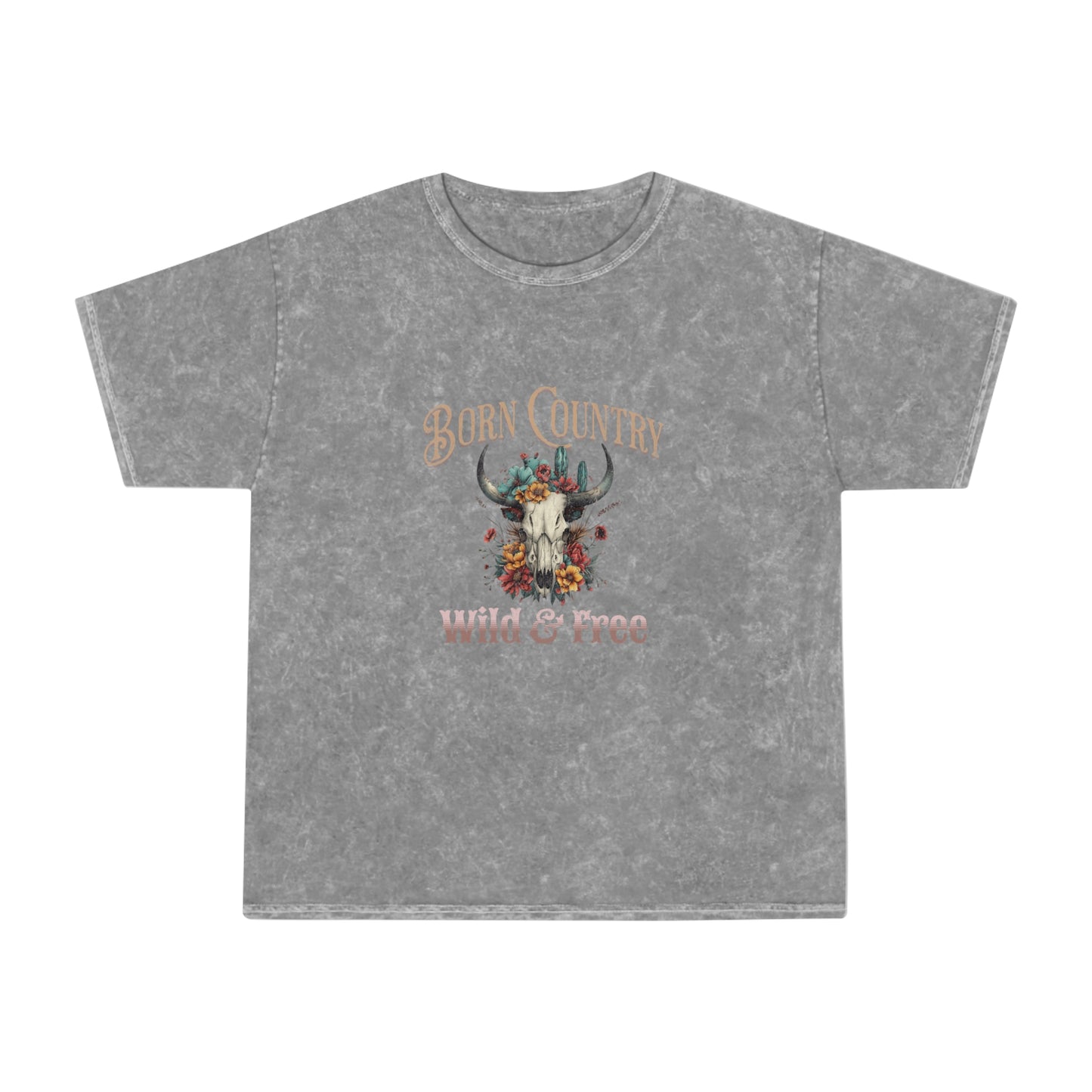 Born Country Unisex Mineral Wash T-Shirt