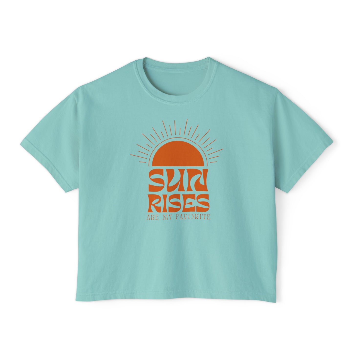Women's Sunrise Boxy Tee-Shirt