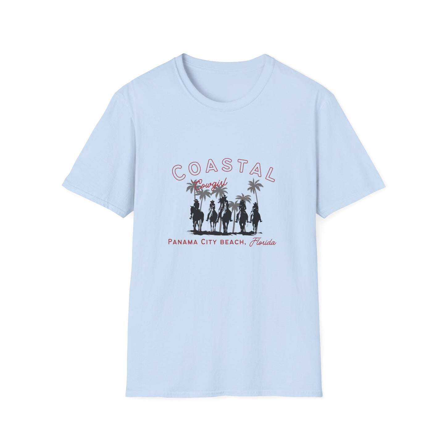 Coastal Cowgirl Softstyle T-Shirt, Women's Cowgirl, Western, Southern, Summer Shirt