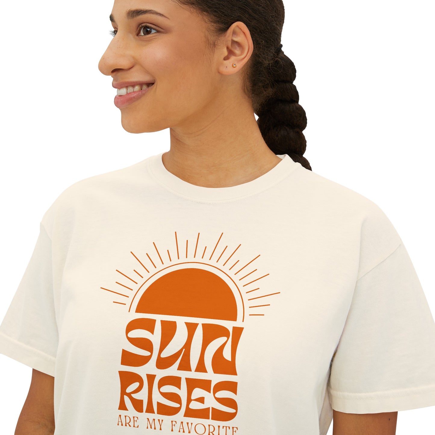 Women's Sunrise Boxy Tee-Shirt